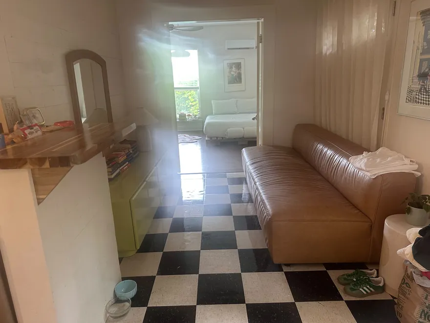 After apartment cleaning - spotless living area in a San Diego apartment